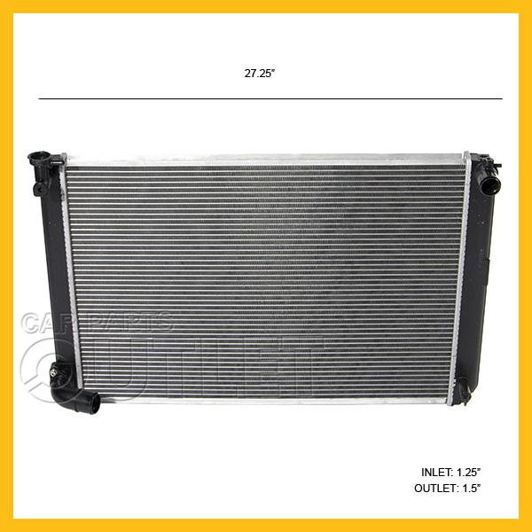 2006-2007 highlander 3.3l v6 hybrid cooling radiator lx3010132 06-08 rx400h new