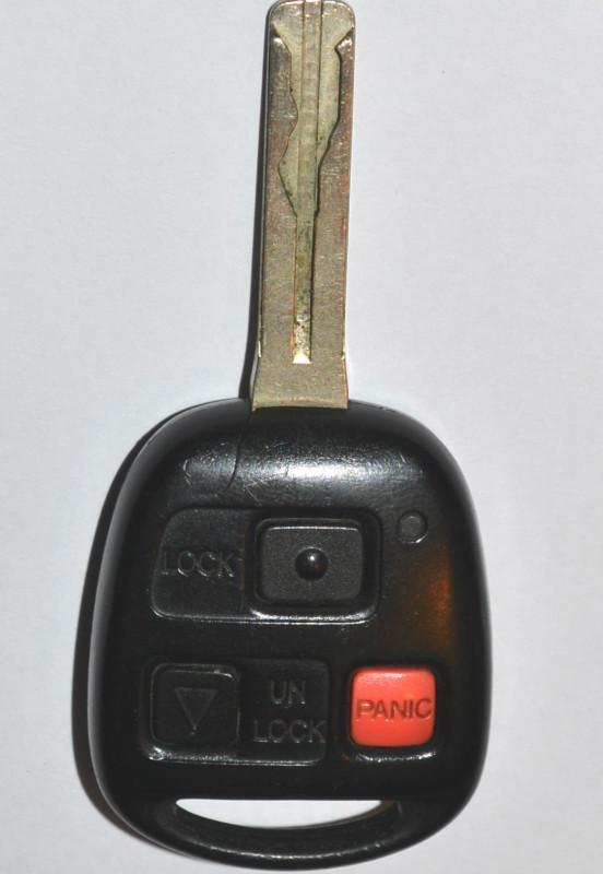 Lexus remote key fob ni4tmtx-1 3 button tmtx-1  red panic