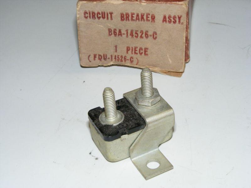 1956 57 58 59 ford circuit breaker nos b6a-14526-c t-bird window retractable