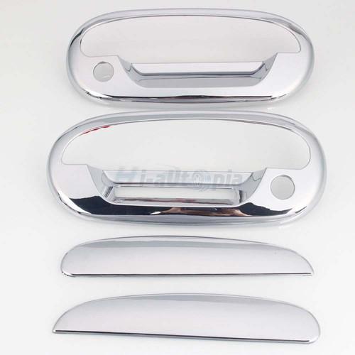 97-03 ford f150+04 heritage chrome 2 door no keypad w/ psg keyhole handle cover