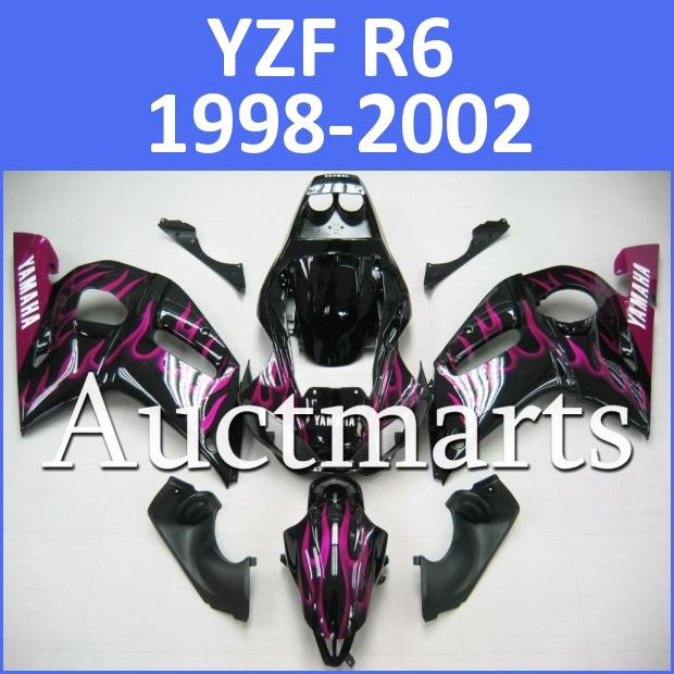 Fit yamaha yzfr6 98 99 00 01 02 yzf r6 1998 1999 2000 2001 2002 fairing h17 d10