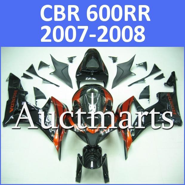 Fit honda 07 08 cbr600rr cbr 600 rr 2007 2008 fairing kit abs plastics h40 d00