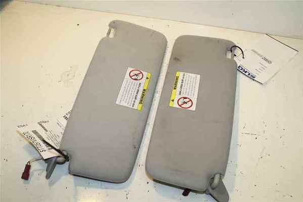 02 bmw 745 driver & passenger sunvisors oem lkq