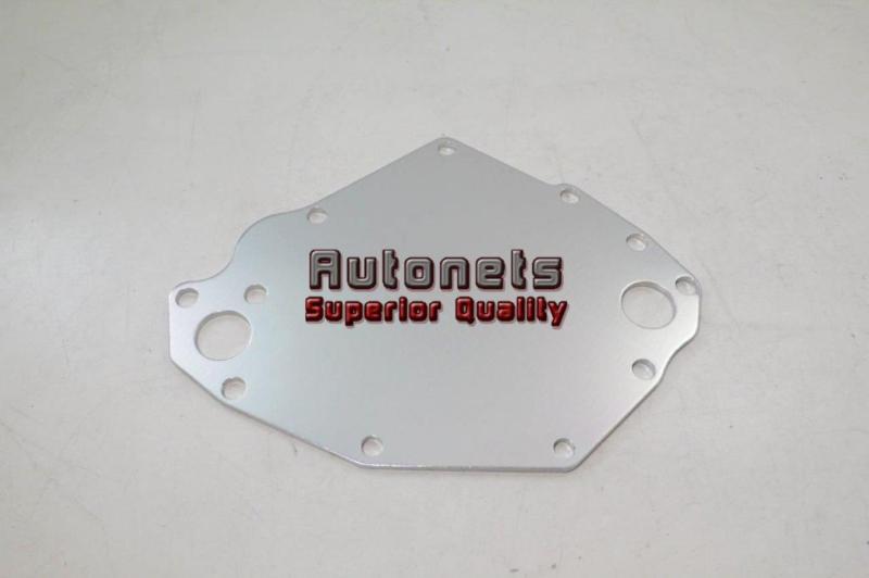 Billet aluminum small block ford 351c electric water pump backing plate