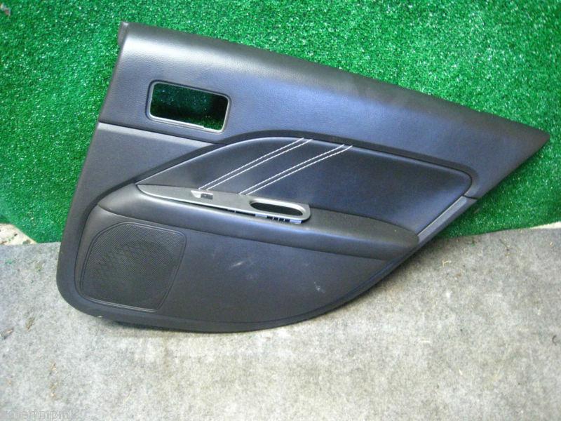 2010 ford fusion oem black leather rear rh pass door panel trim skin cover