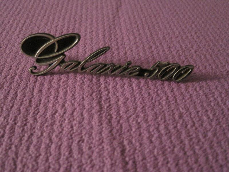 Ford galaxie 500 car emblem