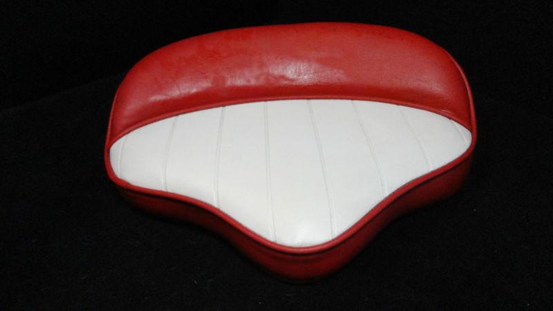 Red & white tide craft butt seat ( stock #bs-04) fishing butt seat   