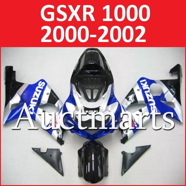 Fit suzuki 00 01 02 gsxr 1000 gsx-r1000 2000 2001 2002 fairing k1 c10 a01