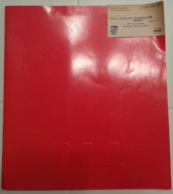 1982 porsche 944 sales and warranty brochures