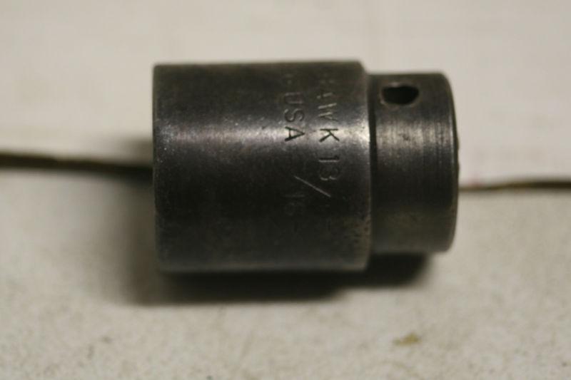 Blackhawk uw-1626  1/2 inch drive 13/16  6 point  impact socket  made in usa