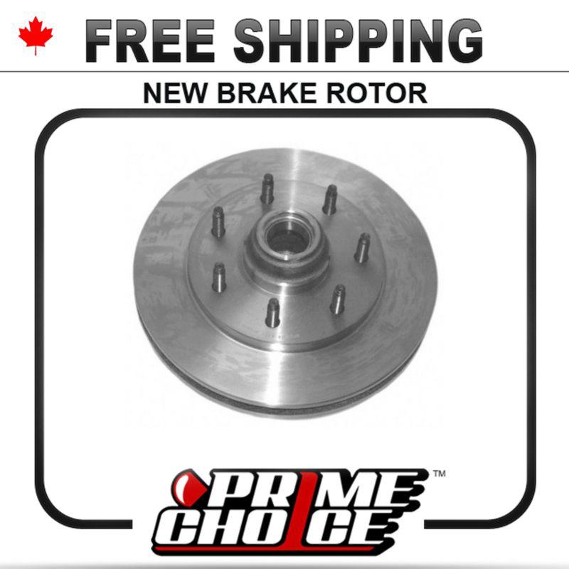 1 premium new disc brake rotor for front fits left driver / right passenger side