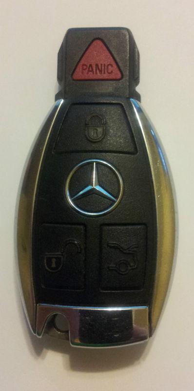 Oem mercedes benz smart key keyless remote fob chrome fcc id: 1yzdc07