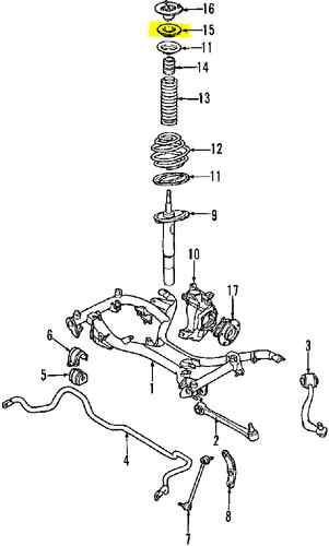 Bmw 31331090612 genuine oem factory original spring plate