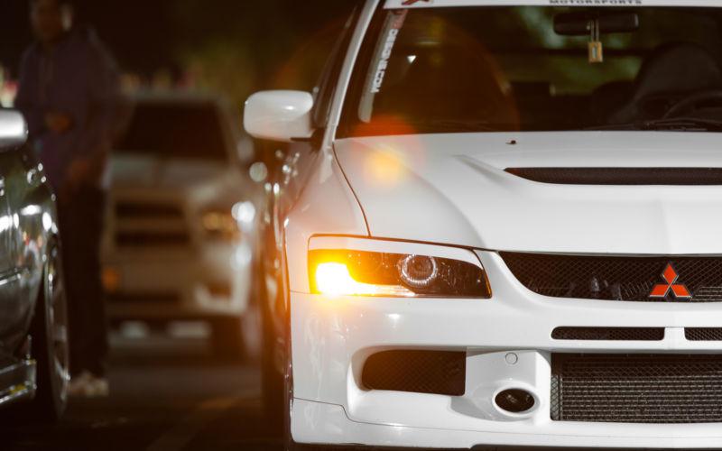 Headlight eyelids by tfb designs- fits the 2003-2005 mitsubishi evolution evo 8