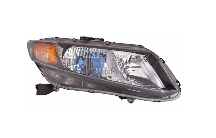 Right passenger side replacement headlight 12-12 honda civic 33100-tr2-a01