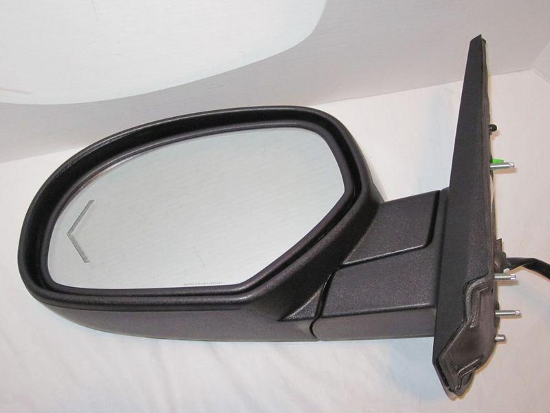 09 10 silverado sierra tahoe yukon signal driver mirror power fold graystone oem