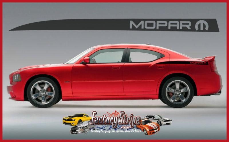 Dodge charger rear quarter mopar spear decal factory stripe 2006 2010