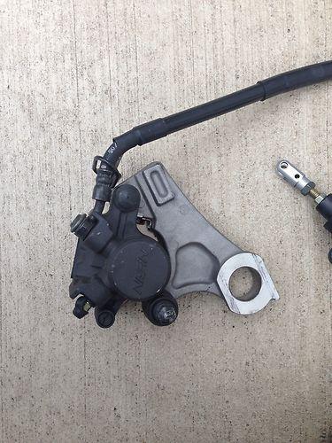 04 05 06 yzf r1 back rear brake assembly caliper line reservoir master cylinder