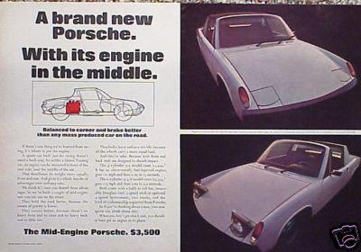 1970 70 porsche 914 original vintage ad 5+ = free ship cmy store 4more great ads