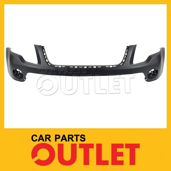 2007-2012 gmc acadia front bumper primed plastic upper facial cover w/fog hole