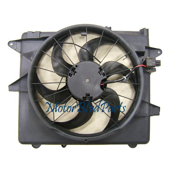 05-08 mustang 4.0l/4.6l tyc replacement rad. & cond. cooling fan assembly 621070