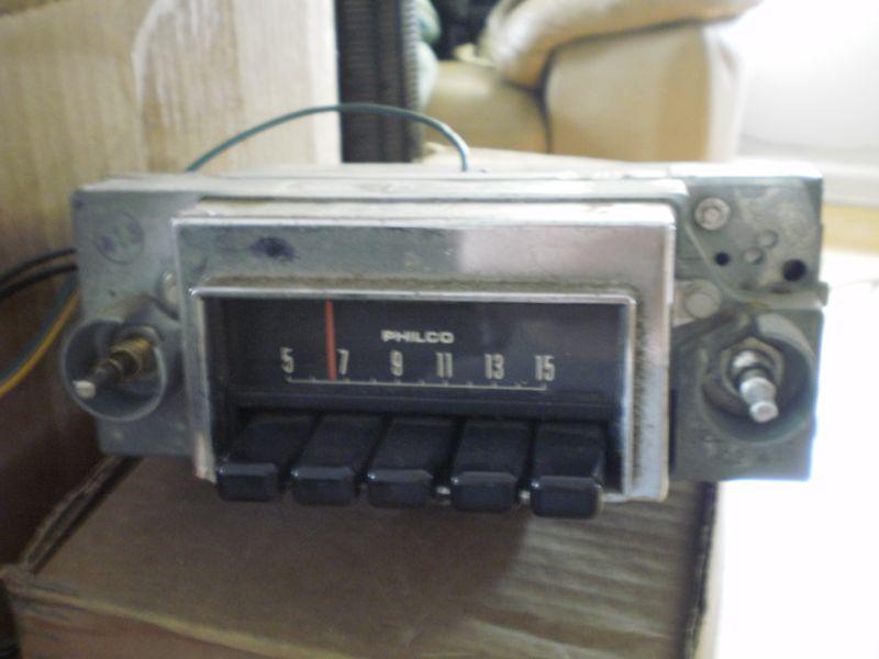 ...1969 ford fairlane 500 philco radio...