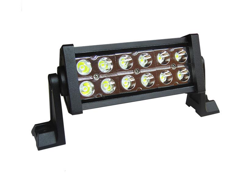 2 x 36w led work light bar for offroad truck driving spot beam lamp dc12-24v