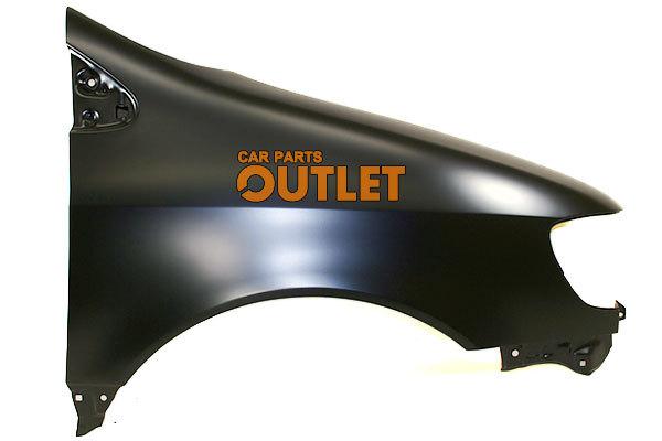 2001-2003 sienna front fender primed black steel xle w/jbl in-glass ant type rh