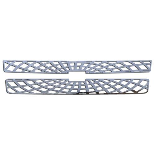 Chevy silverado hd 2500 3500 07-10 spider web stainless grille aftermarket trim