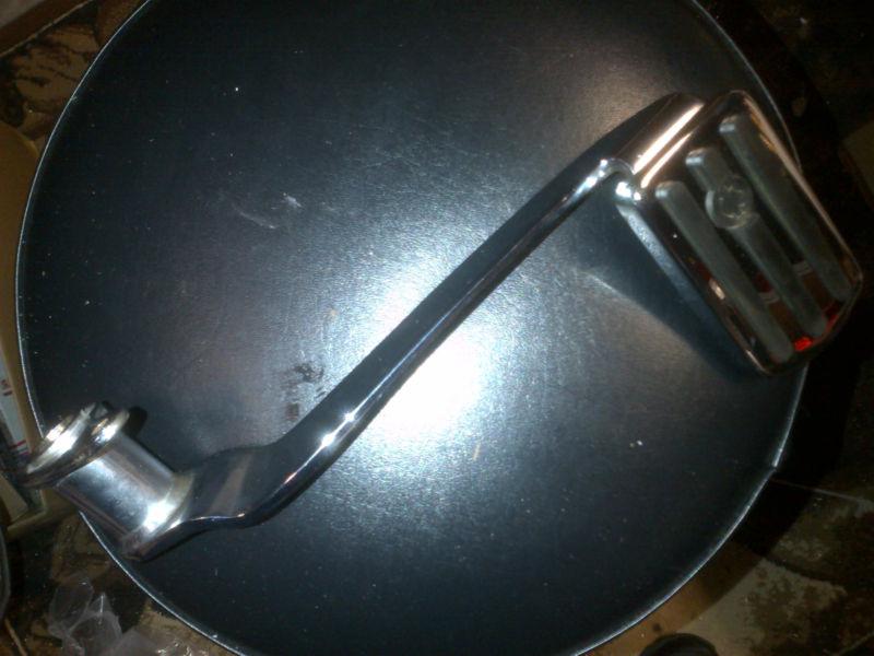 Harley davidson chrome brake pedal touring models