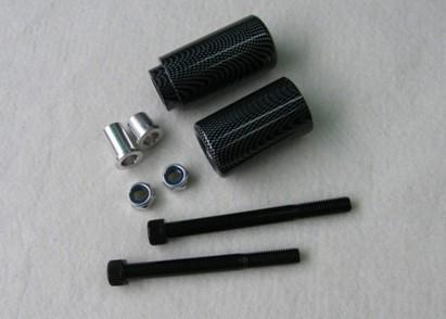 No cut carbon fairing frame sliders for kawasaki ninja zx-7r 96-03 97 99 00 01