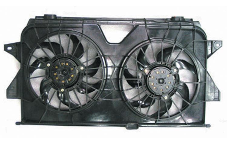 Depo ac condenser radiator cooling fan 2005-2007 dodge chrysler plymouth