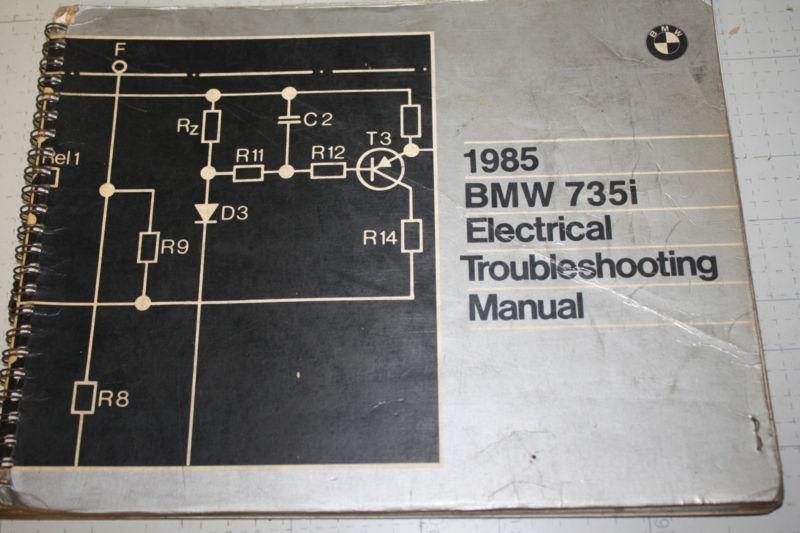 1985 bmw 735i e32 electrical trobuleshooting manual