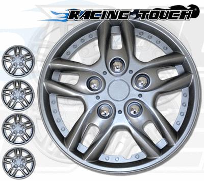 Metallic silver 4pcs set #515 15" inches hubcaps hub cap wheel cover rim skin