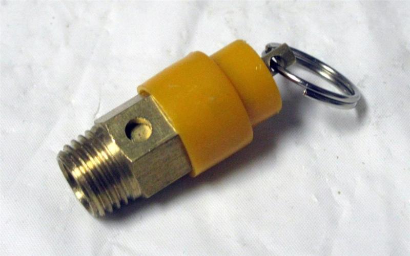 150 psi or higher safety valve for air tank compressor 1/4" npt air ride