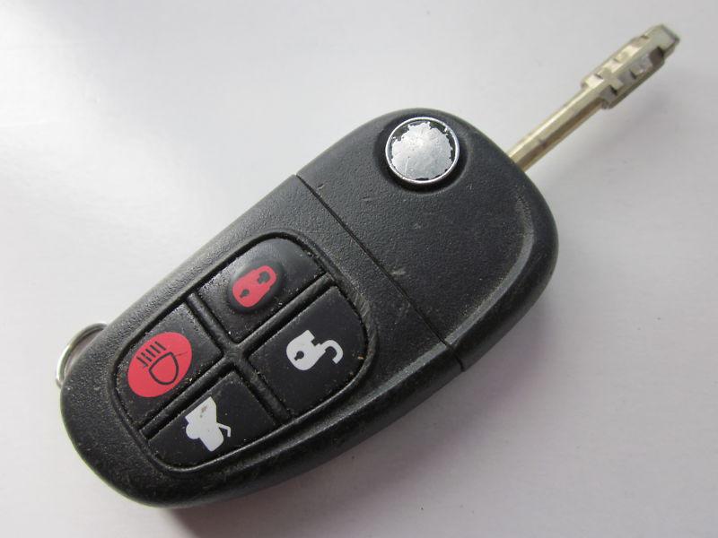 Used oem jaguar flip key keyless remote fob cwtwb1u243