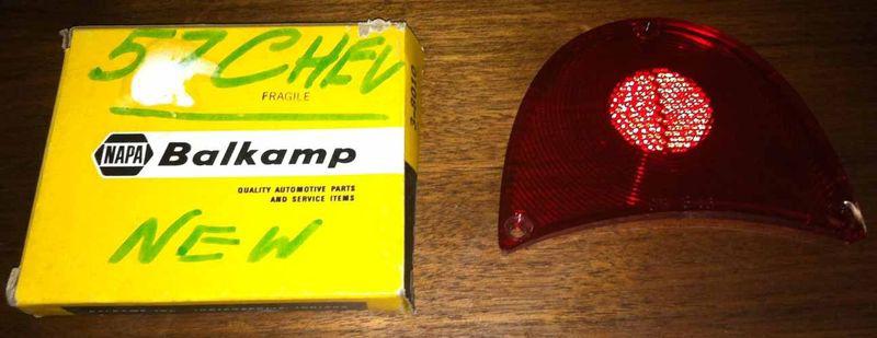 1957 57 chevrolet tail light lens napa balkamp nos in box new vintage