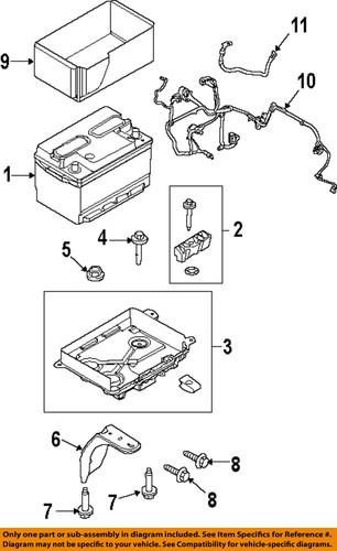 Ford oem be5z-14300-aa battery & cable accessory/battery cable harness