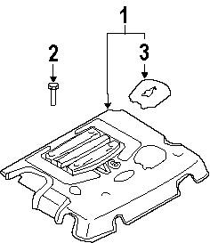 Kia 292463b001 genuine oem factory original engine cover bolt