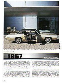 1967 ford thunderbird landau article + vin decode - must see !!  2-door & 4-door