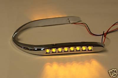 Lighted front fender trim honda goldwing gl1800