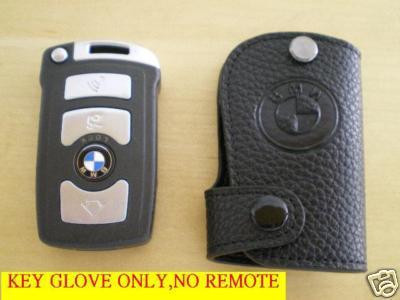 Bmw smart key remote fob glove cover e65 e66 black