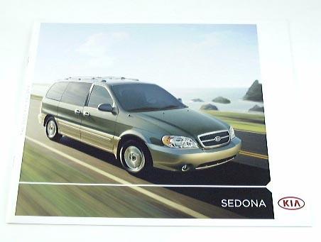 2005 05 kia sedona minivan brochure lx ex 