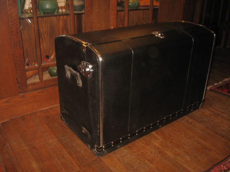 Anntique vintage packard luggage trunk hudson pierce arrow auburn nash a+ chrome