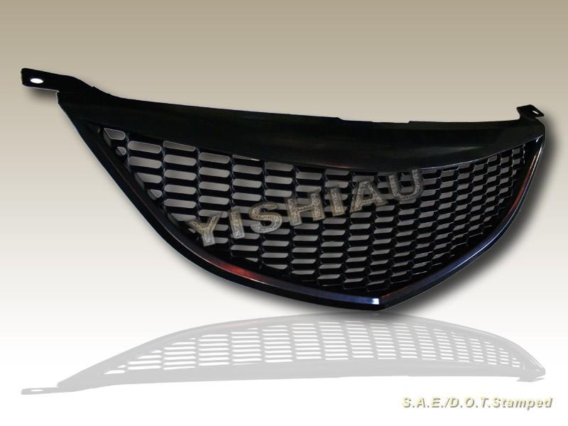 03 04 05 mazda 6 mazda6 black sport front hood grill grille