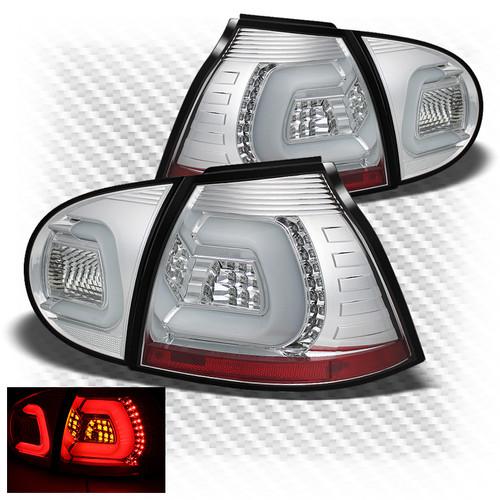 06-09 rabbit/gti/r32 philips-led perform tail lights w/red light tube upgrade