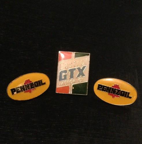 Pennzoil & castrol motor oil pin