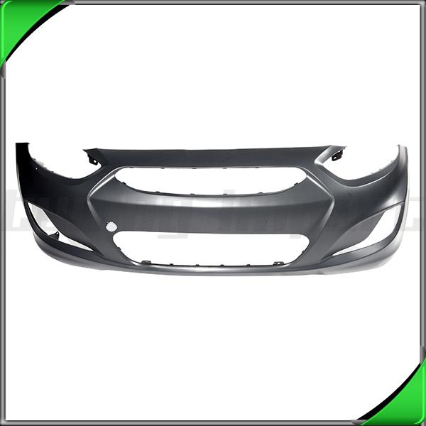 For 12-13 hyundai accent 4/5dr front bumper cover abs primed plastic paint-ready