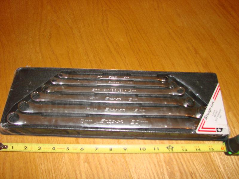 Box wrench set 6 pc. metric 8 - 20 mm   made by snap on