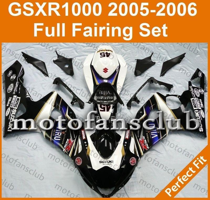 Fit suzuki gsxr 1000 05 06 gsx-r 2005 2006 fairing bodywork plastics k5 #34 b